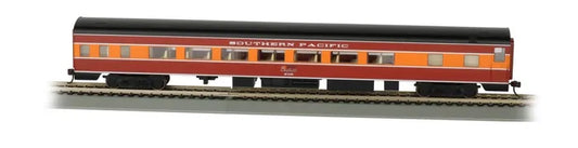 BACHMANN SOUTHERN PACIFIC DAYLIGHT SMOOTH SIDE COACH W/LIT INTERIOR HO SCALE