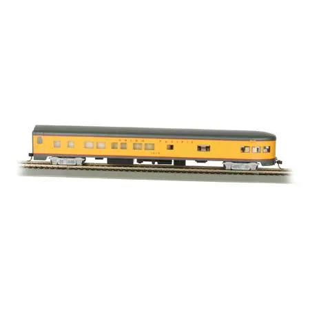 BACHMANN UNION PACIFIC SMOOTH SIDE OBSERVATION CAR, LIT INT. HO SCALE