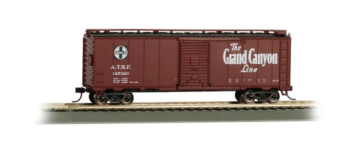 BACHMANN GRAND CANYON LINE 40FT MAP BOXCAR. HO SCALE