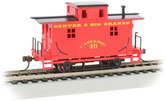 BACHMANN DENVER & RIO GRANDE WESTERN #494-WHEEL WOOD BOBBER CAB. HO SCALE