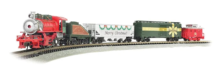 BACHMANN MERRY CHRISTMAS EXPRESS TRAIN SET. N SCALE