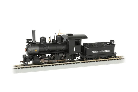 BACHMANN THREE RIVERS STEEL 0-6-0 STEAMLOCO W/DCC SOUND READY