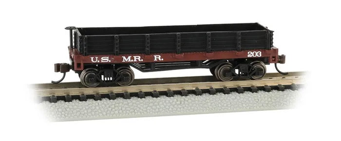 BACHMANN U.S. MILITARY RR #203 OLD TIMEWOOD GONDOLA. N SCALE