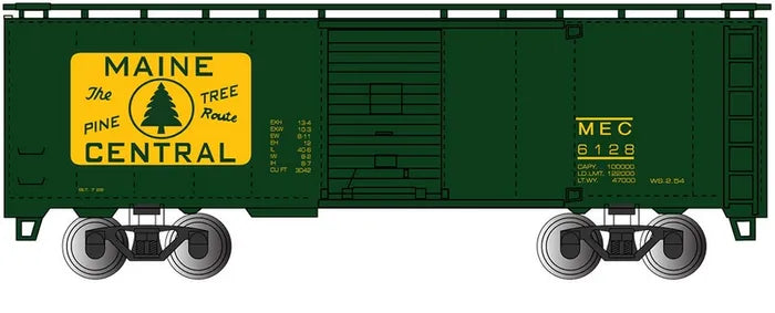 BACHMANN MAINE CENTRAL #5527 PS-1 40FT STEEL BOXCAR. HO SCALE