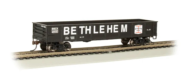 BACHMANN BETHLEHEM STEEL BILLBOARD LETTERING #46550 40FT GONDOLA. HO SCALE