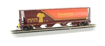 BACHMANN SASKATCHEWAN CYLINDRICAL GRAINHOPPER W/FRED, HO SCALE