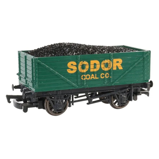 BACHMANN SODOR COAL CO. WAGON W/LOAD, THOMAS & FRIENDS, HO SCALE