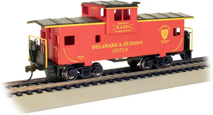 BACHMANN DELAWARE & HUDSON #35719 BRIDGELINE 36FT WIDE-VIS. CABOOSE HO SCALE
