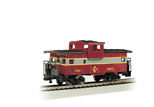 BACHMANN ERIE LACKAWANNA #C365 36FT WIDE-VISION CABOOSE. HO SCALE