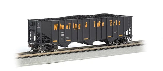 BACHMANN WHEELING & LAKE ERIE #606 3-BAY100 TON OPEN HOPPER. HO SCALE