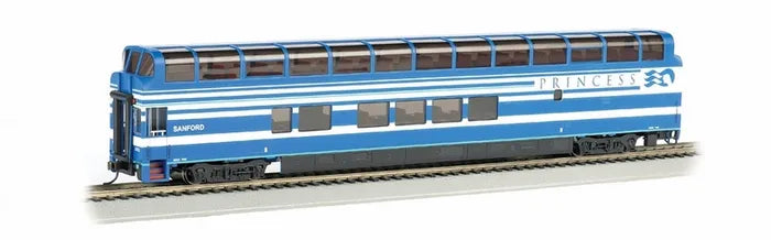 BACHMANN COLORADO RAIL CAR 89FT FULL DOME, DENALI PRINCESS SANFORD, HO SCALE