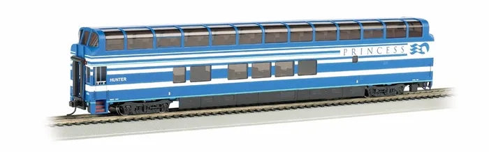 BACHMANN 89FT DENALI PRINCESS HUNTER, (A CAR ), LIGHTED INTERIOR, HO SCALE