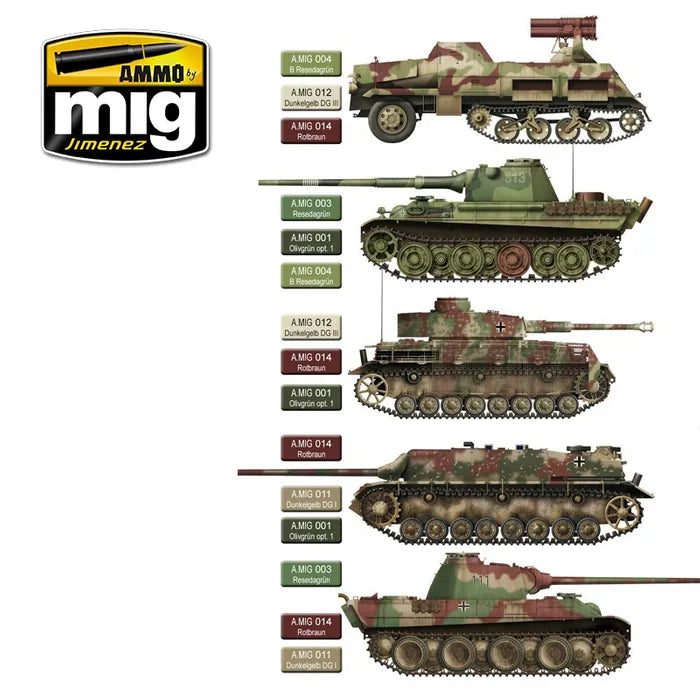 Ammo Paint, Late War German Colours Set