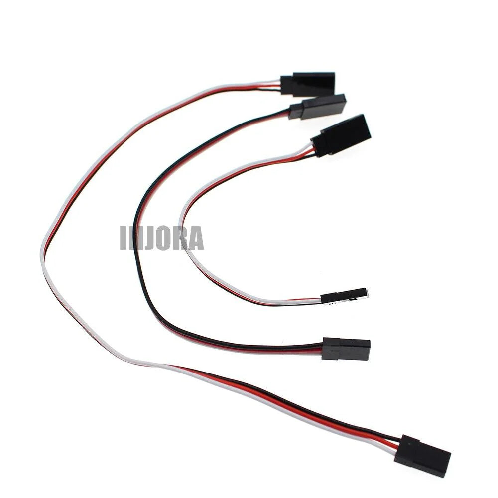 INJORA 1PCS 15/20/30cm RC Servo Extension Wire Cable for Futaba JR Male to Female