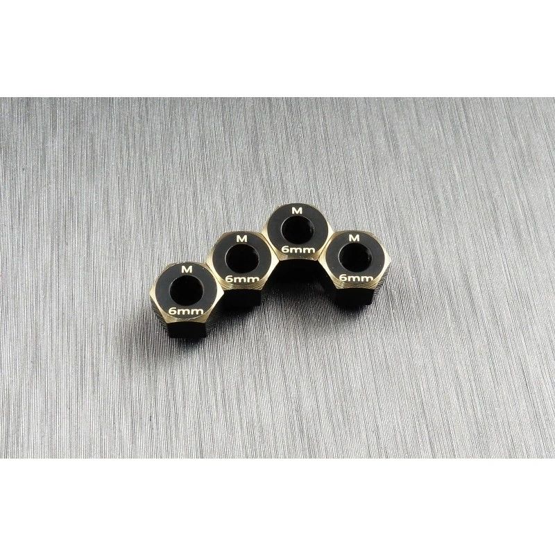 TRX-4M brass hex adaptar (6mm)