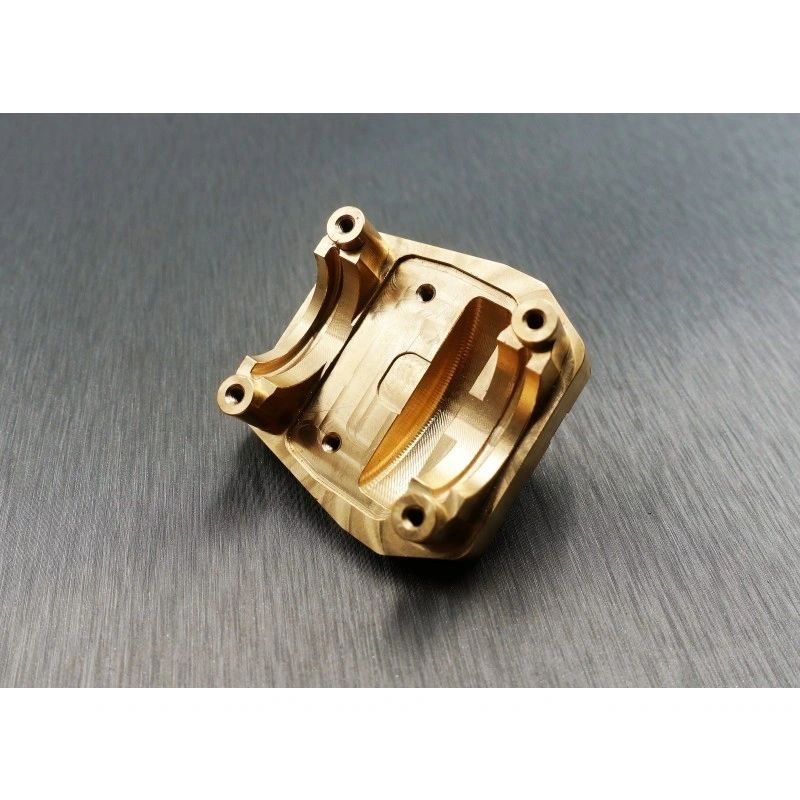 SCX-6 brass diff. cover (gold color with adjust weight)