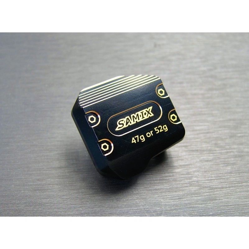 SCX10-3 brass diff. cover (with adjust weight)