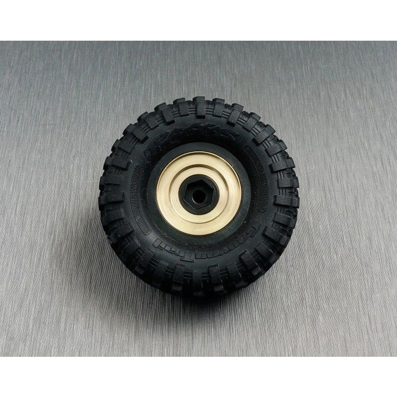 TRX-4M brass wheel weights for Defender (21g) (gold color)