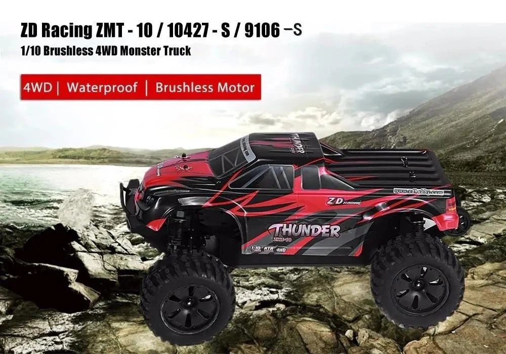 ZD Racing 9106-S 1:10 Thunder 2.4G 4WD Brushless 70KM/h Racing RC RTR