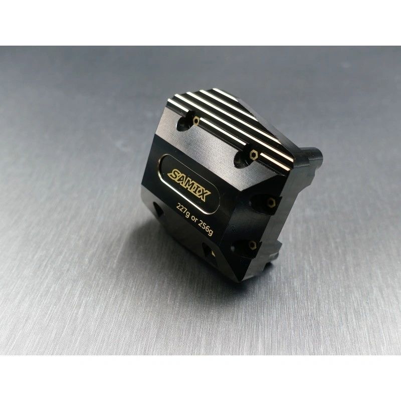 SCX-6 brass diff. cover (with adjust weight)