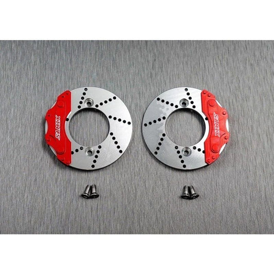 SCX-6 scale brake rotor and caplier set (for samix SCX-6 brass knuckle use only)