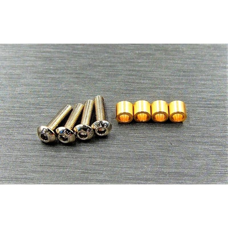 TRX-4 brass knuckle busings set (include 4 screw)