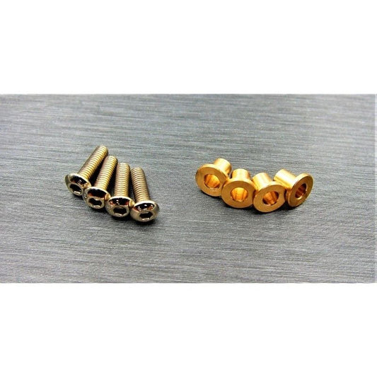 SCX10-2 brass knuckle busings set (include 4 screw)