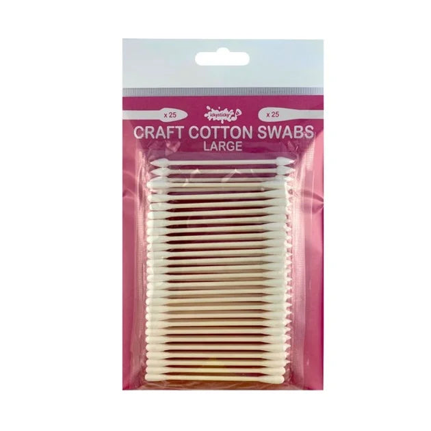 CRAFT COTTON SWABS ASSORTED SIZES 50 PACK