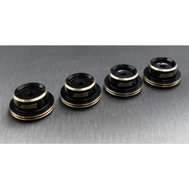 SCX-6 brass shock spring under cap 4pcs