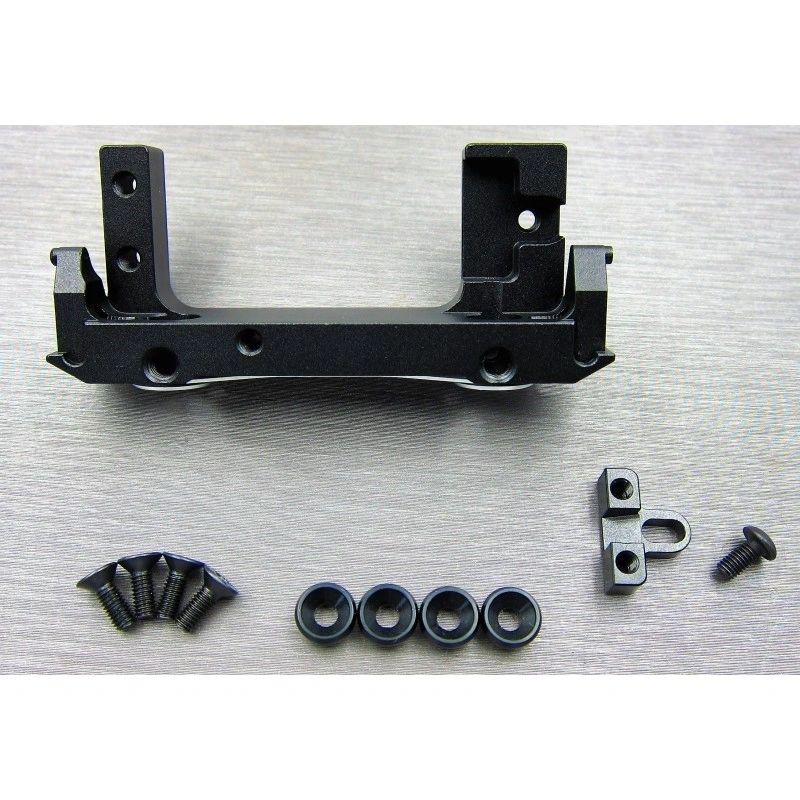 SCX10-2 front short alum. bumper mount (with adjustable servo mount)