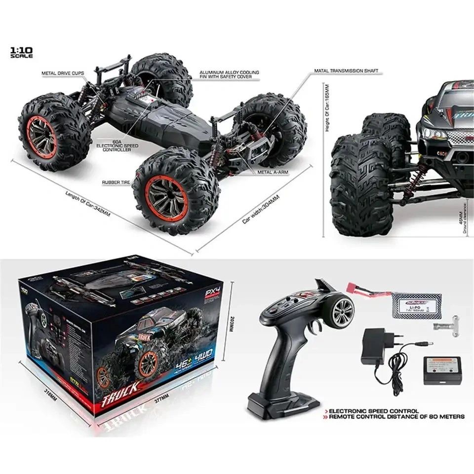 Xinlehong 1/10 Sprint Electric 4WD Off Road RC Monster Truck