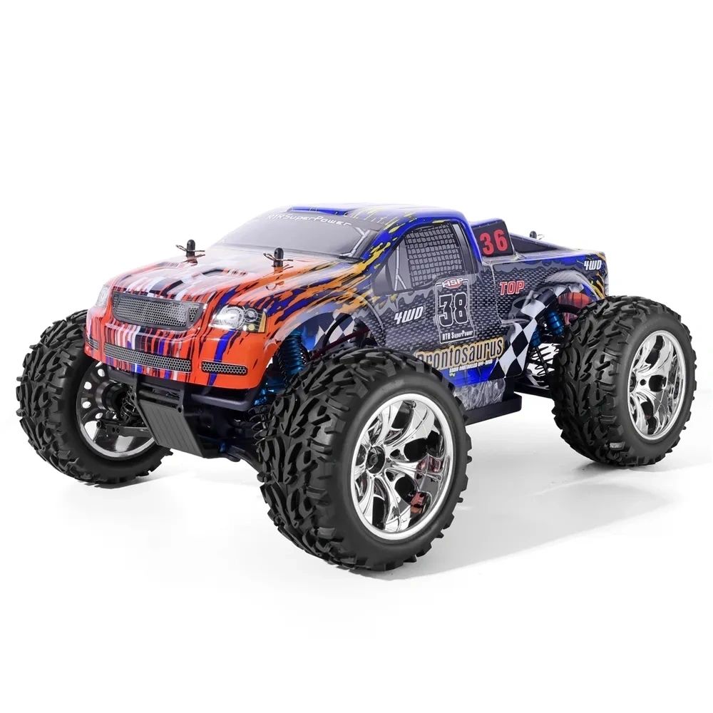 HSP RC Car 1/10 Scale 4wd Off Road Monster Truck 94111PRO Electric Power Brushless Motor Lipo Battery