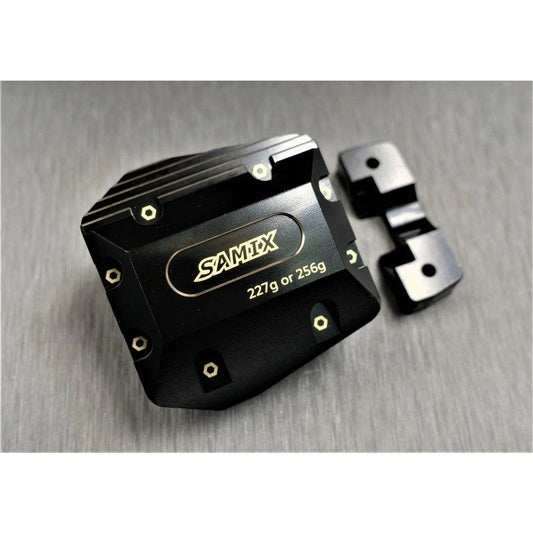 SCX-6 brass diff. cover (with adjust weight)