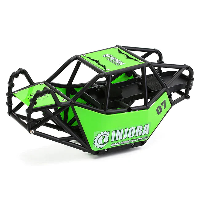 INJORA 310mm Wheelbase Nylon Rock Buggy Chassis Roll Cage for 1/10 RC Crawler
