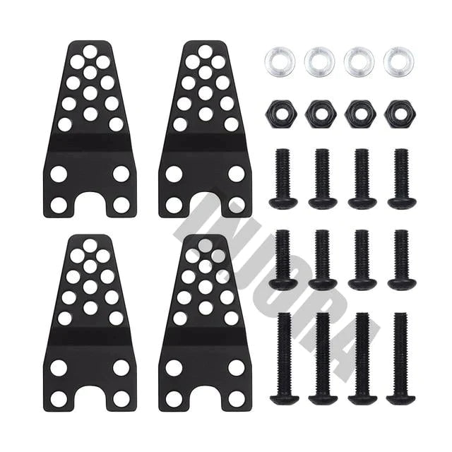 INJORA 4PCS Aluminum Shock Absorber Tower Lift Lower Adjust Stand for Axial SCX10