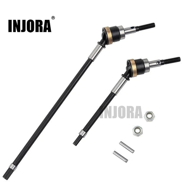 INJORA Metal Front Axle Dogbone Shaft Gear for Axial Wraith