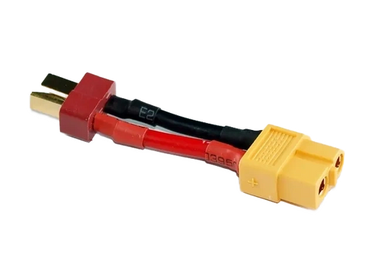 DEANS MALE COMPAT. TO XT60 FEMALE ADAPTOR LEAD