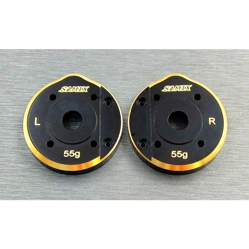 SCX10-3 brass portal cover 55g only