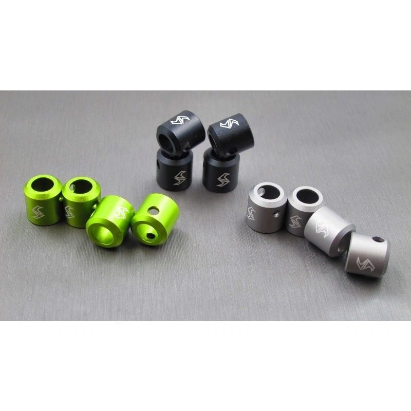 SCX10-2 alum drivershaft cups 4pcs (for option version scx10-2 low cg gear box)