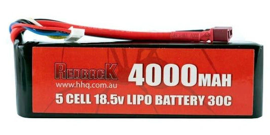 REDBACK BATTERY 18.5V 5S LIPO 4000MAH 30C FLIGHT